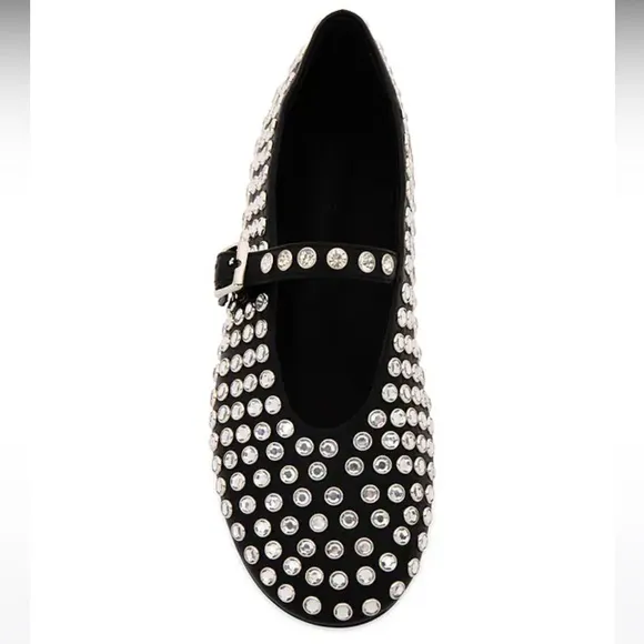 Tony Bianco Miami Flats - Black Leather
