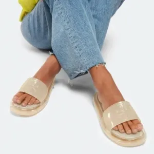 Tory Burch Bubble Jelly Slides Sandals in New Ivory size 7