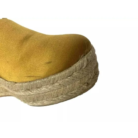 Tory Burch Elisa Wedge Espadrille Golden Fry