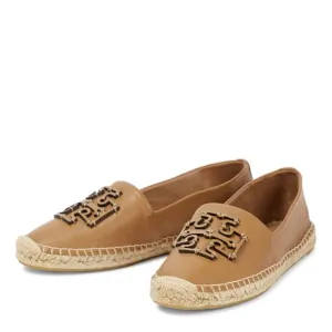Tory Burch Ines Leather Espadrille Almond Flour Size 11  NIB