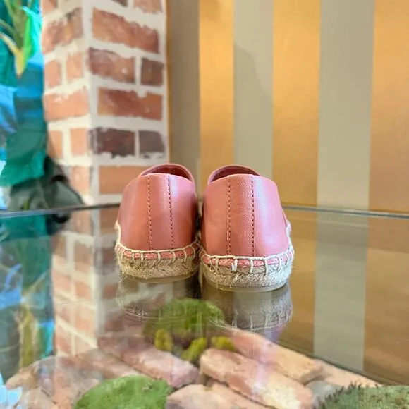 TORY BURCH Ines Leather Espadrilles SZ6