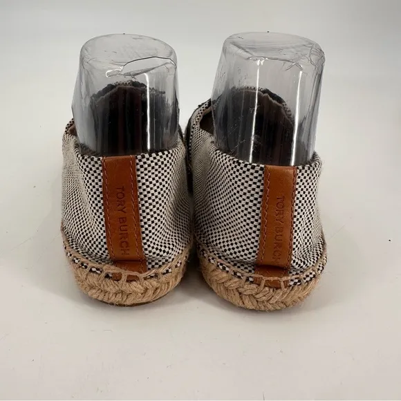 Tory Burch Logo Lonnie Espadrilles Flats Size 9
