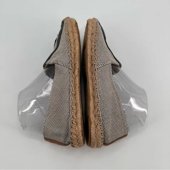 Tory Burch Logo Lonnie Espadrilles Flats Size 9