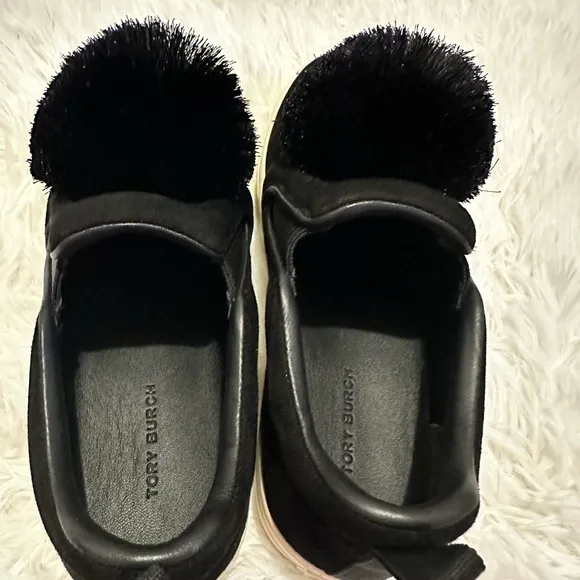 TORY BURCH POM POM SLIP ON SNEAKERS