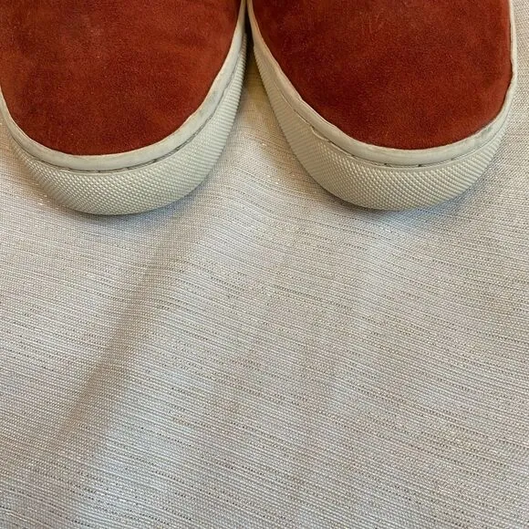 Tory Burch Slip On Sneakers Red Ochre Women Size 10