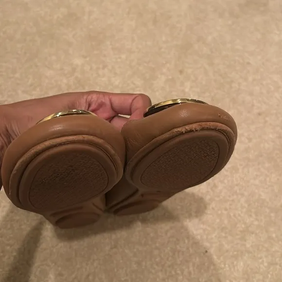 Tory Burch Tan Ballet Flats
