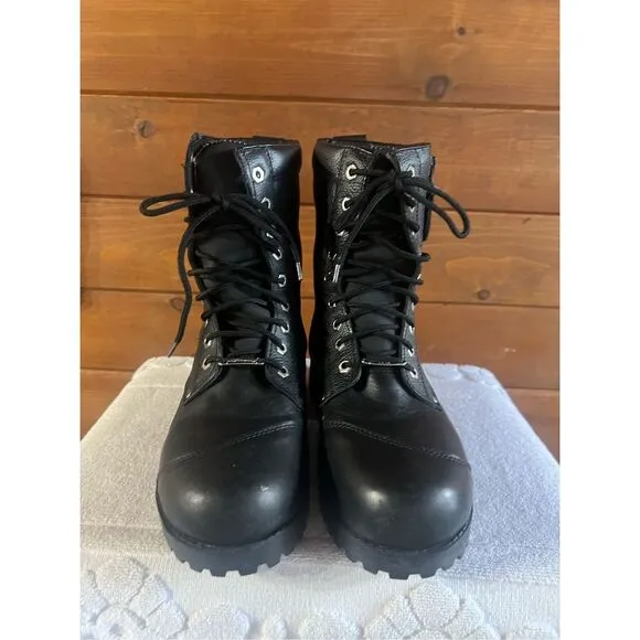 Tourmaster Coaster WP Mens Road Boots Black Sz 8.5 NIB