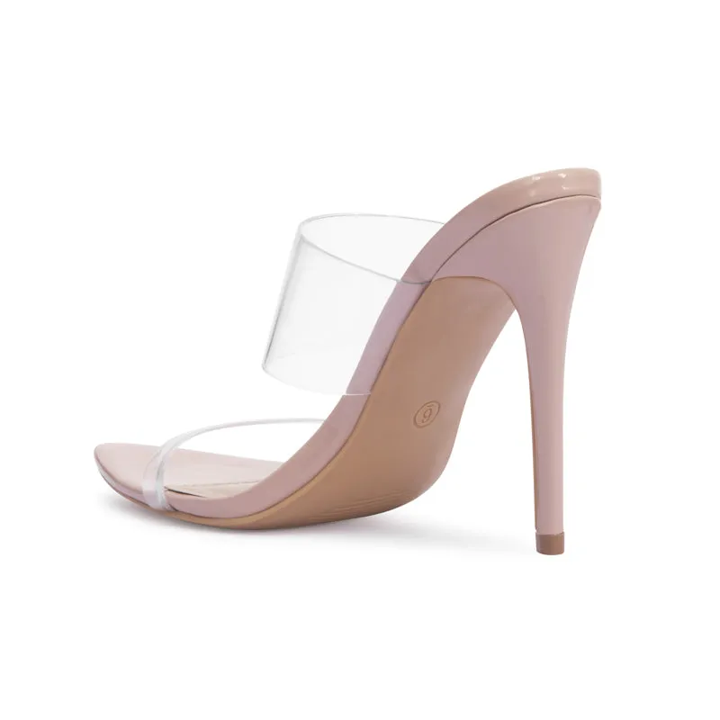 Transparent Heeled Sandals Mysoft