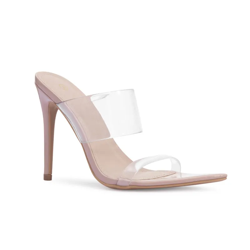 Transparent Heeled Sandals Mysoft