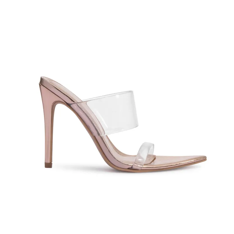 Transparent Heeled Sandals Mysoft