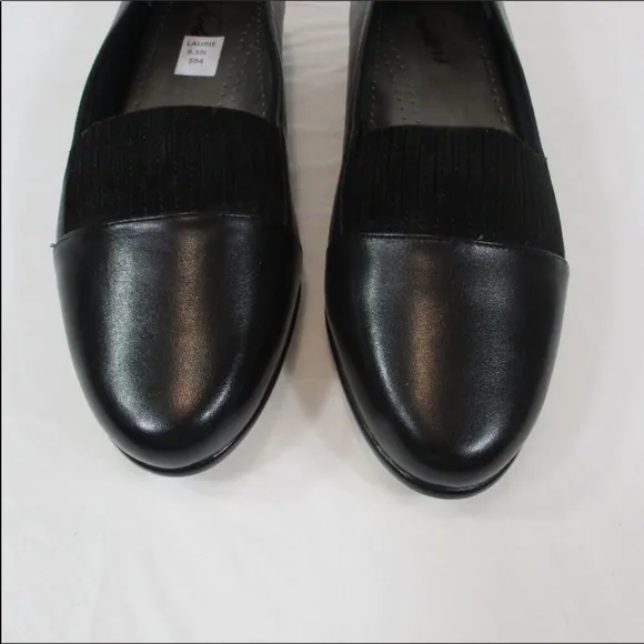 TROTTERS Laurie Black Leather Loafers NWT Size 9.5N