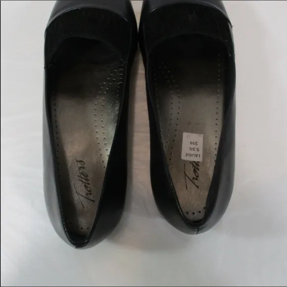 TROTTERS Laurie Black Leather Loafers NWT Size 9.5N