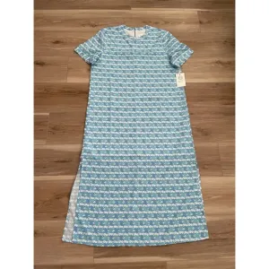 Tuckernuck Hyacinth House Blue Geometric Brentwood Caftan S