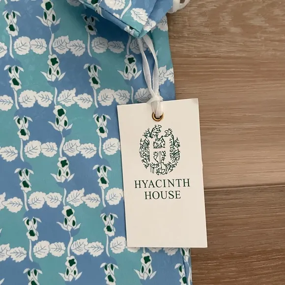 Tuckernuck Hyacinth House Blue Geometric Brentwood Caftan S