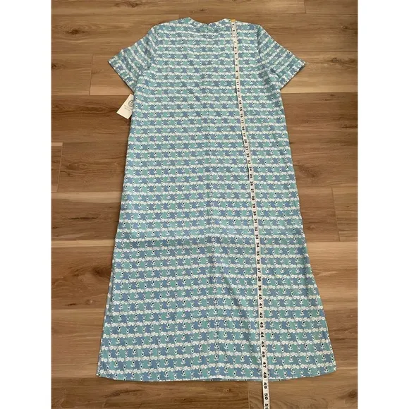 Tuckernuck Hyacinth House Blue Geometric Brentwood Caftan S