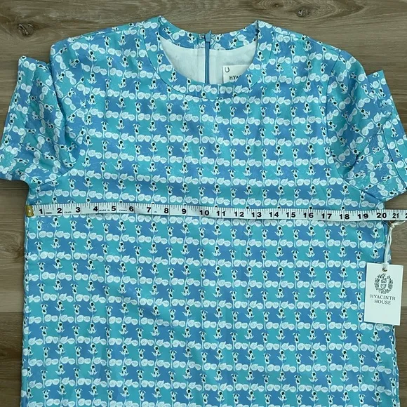 Tuckernuck Hyacinth House Blue Geometric Brentwood Caftan S