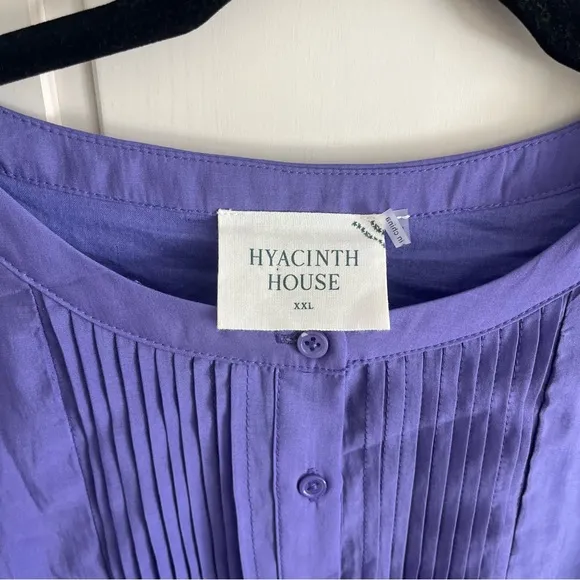 Tuckernuck Hyacinth House | NEW Purple Amie Blouson Sleeve Mini Dress Size XXL