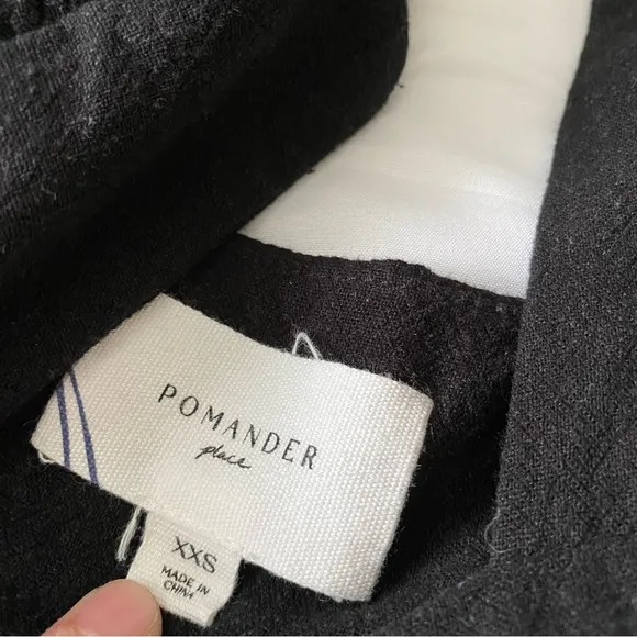 Tuckernuck Pomander Place Black Hazel Flutter Sleeve Mini Dress
