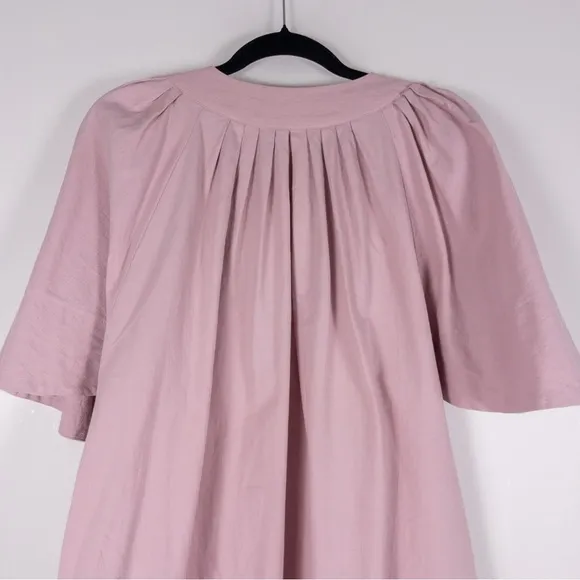 Tuckernuck Pomander Place Pink Finley Flutter Sleeve Dress