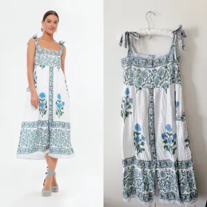 Tuckernuck x Juliet Dunn Poppy Tie Dress Sz 2 (M)