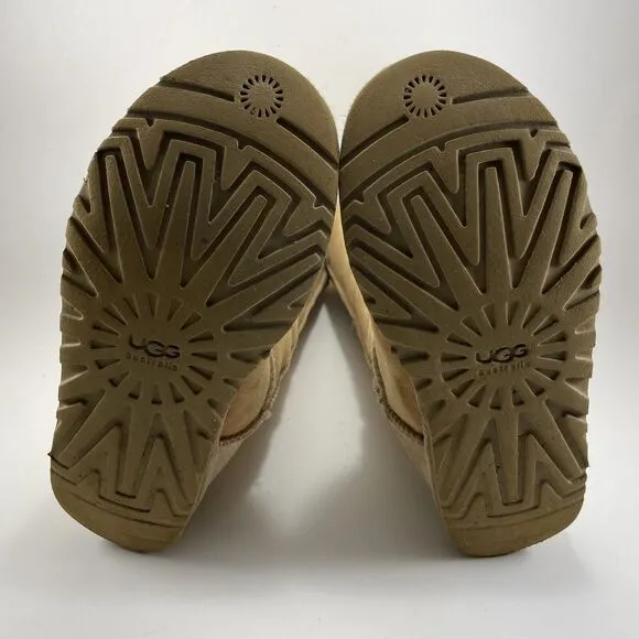 Ugg Australia Bailey Button Triplet Boots Suede Tall Shearling Lined Womens 6