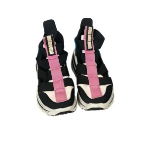 Ugg Australia Womens Gladiator Runner Black Pink Teal Shoe Sneakers Sz 6.5