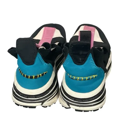 Ugg Australia Womens Gladiator Runner Black Pink Teal Shoe Sneakers Sz 6.5
