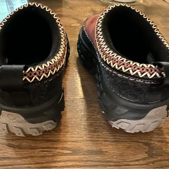 UGG Brown and Black Loafers with Rugged Sole.