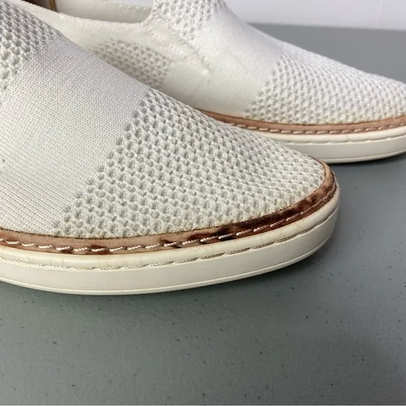 UGG Casual Slip On Knit Sneakers Loafers Sammy White Women's 8 1016756