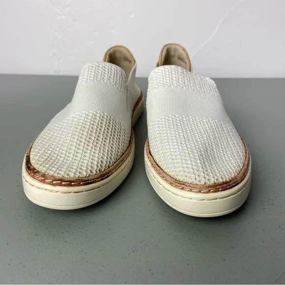UGG Casual Slip On Knit Sneakers Loafers Sammy White Women's 8 1016756