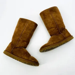 Ugg Chestnut Fleece Lined Tall Boots Y2K