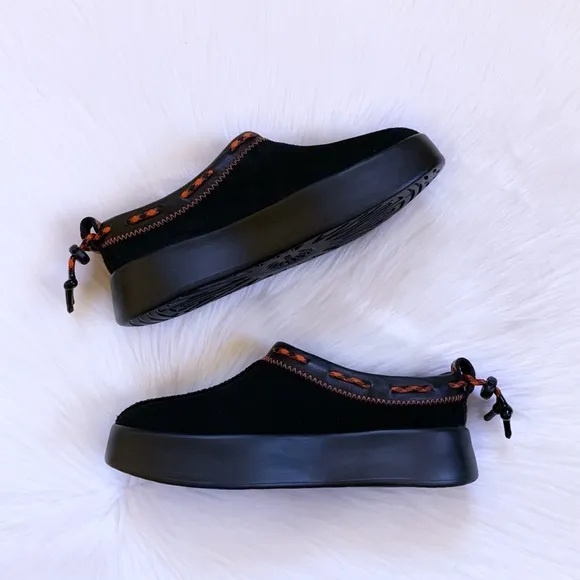UGG Classic Boom Slip On Black Sneakers