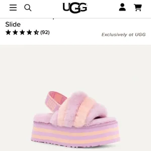 Ugg Disco Strip Slides Size 10