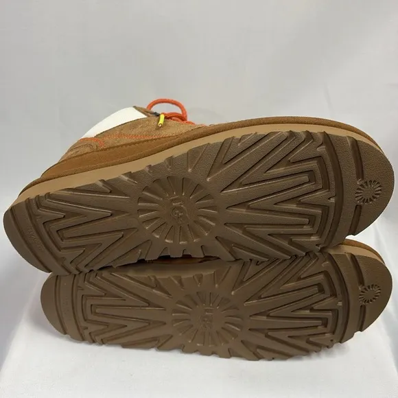 UGG Highland Hi Heritage Sneaker Boot Chestnut Size 8 NWOB