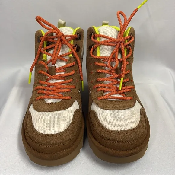 UGG Highland Hi Heritage Sneaker Boot Chestnut Size 8 NWOB