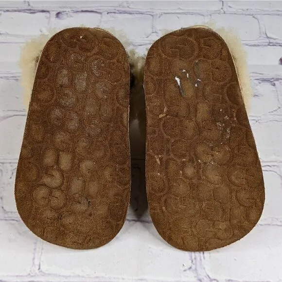 Ugg Infants Boo Crib Fur Boots - Style 5206 - Size Small