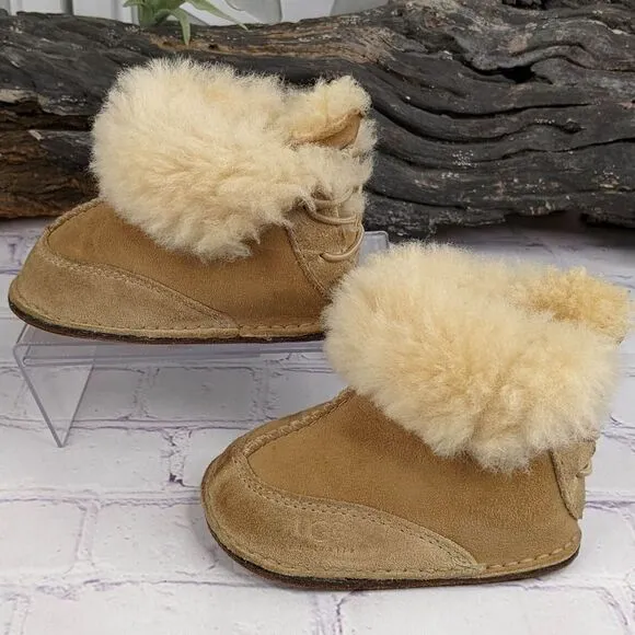 Ugg Infants Boo Crib Fur Boots - Style 5206 - Size Small