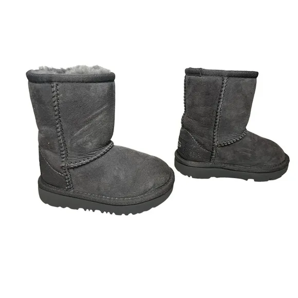 UGG Kid’s Classic Water Resistant Boots Gray Size 7 Toddler