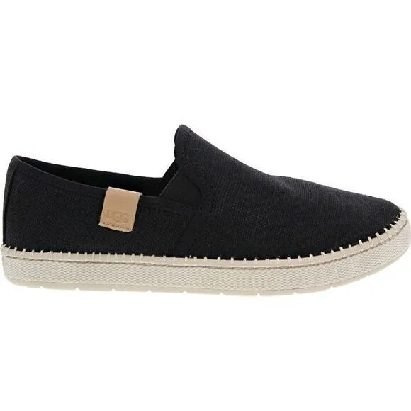 UGG Luciah Slip On Sneakers Women's Round Toe Espadrille Inspired‎ Black Size 9