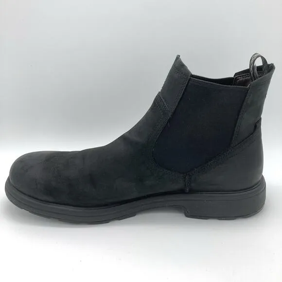 Ugg Mens 13 Black Leather Waterproof Biltmore Boots Shoes Grunge Classic Gorp