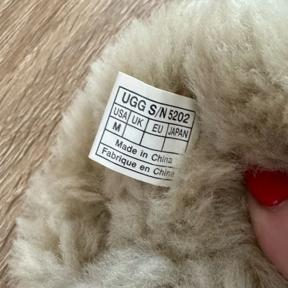 UGG Napa Baby Gold Metallic‎ Sherpa Lined Velcro Boots Booties
