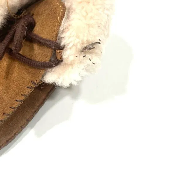Ugg Sparrow Baby Boots Brown Sheepskin 4/5