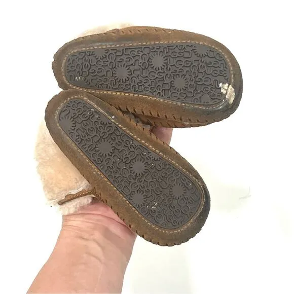 Ugg Sparrow Baby Boots Brown Sheepskin 4/5