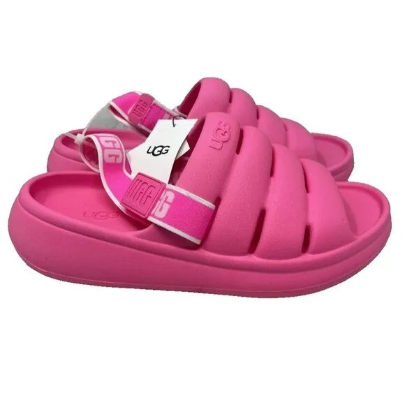 UGG Sport Yeah Sandals Taffy Pink Women's Size 8 New !!  1126811-TYPN