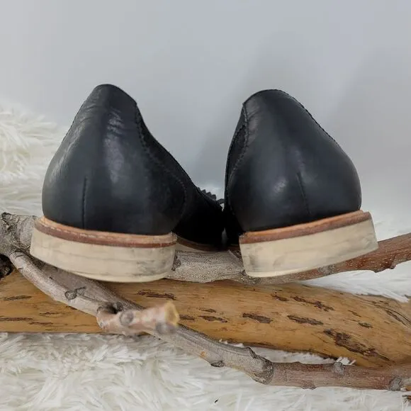 Ugg tasseled leather loafers.  Black