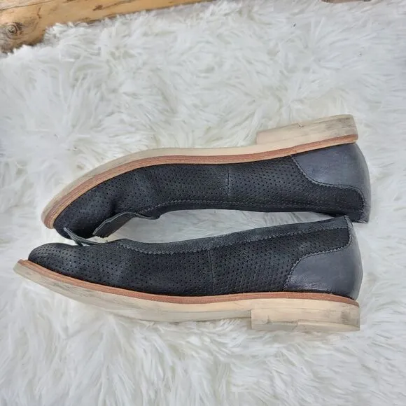 Ugg tasseled leather loafers.  Black