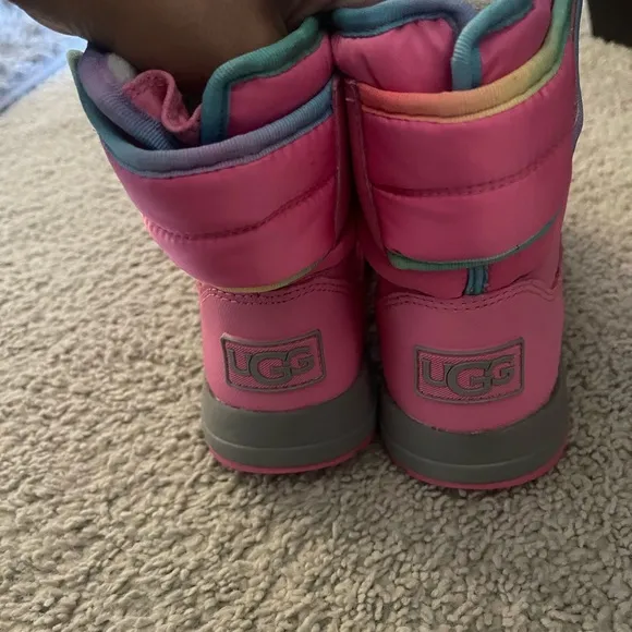 UGG Toty Weather Rainbow Pink Waterproof Boots