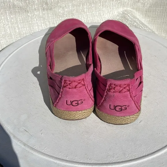 Ugg Womens Shoes Ugg Cicily Espadrilles Hot Pink Slip On Shoes Sz 7.5