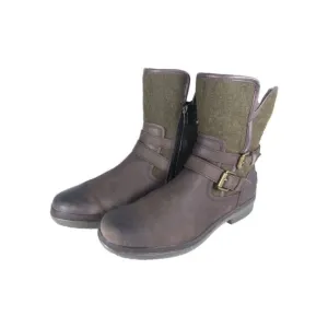 UGG Women's Simmens US8,5? Brown Leather Lined LaceUp Waterproof Wintet Boots