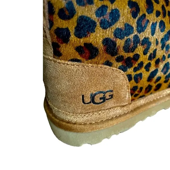 UGG➕NEW Neumel Leopard Cow Hair Boot